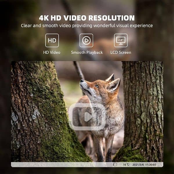 usogood trail wildlife Camera WiFi 4K 48MP 30FP Bluetooth Night Vision 3