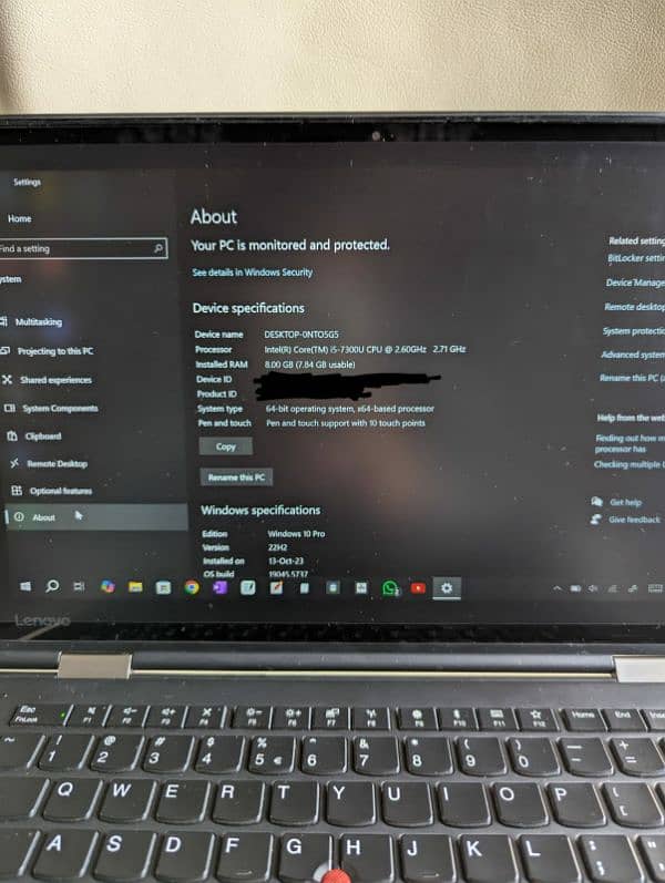 Lenovo ThinkPad X1 Yoga 2 in 1 Laptop(360° Rotate) 2