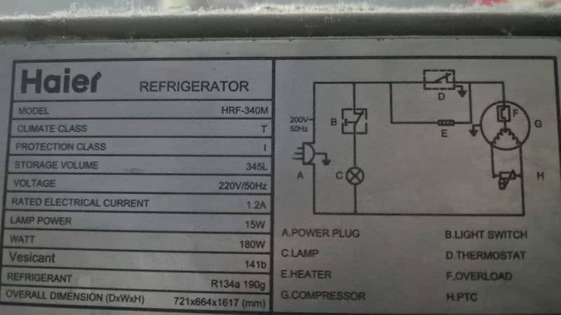 Haier Double Door Refrigerator 345L | Good Condition | Rs. 60,000 5