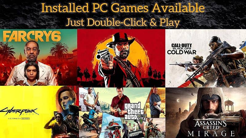 Installed PC Games Available 0