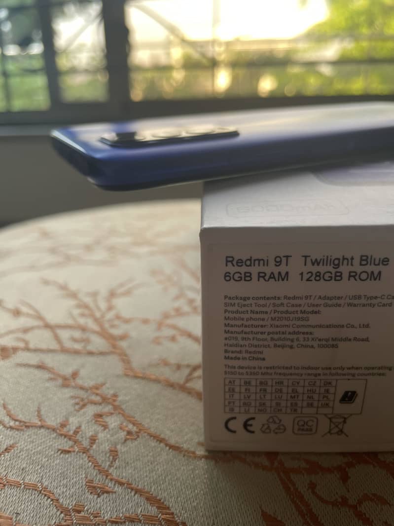 REDMI 9T 6GB/128GB 10/10 ORIGINAL BOX OFFICIAL PTA 1