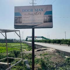 Sign board for sale. Size 5x3x1 ft .
