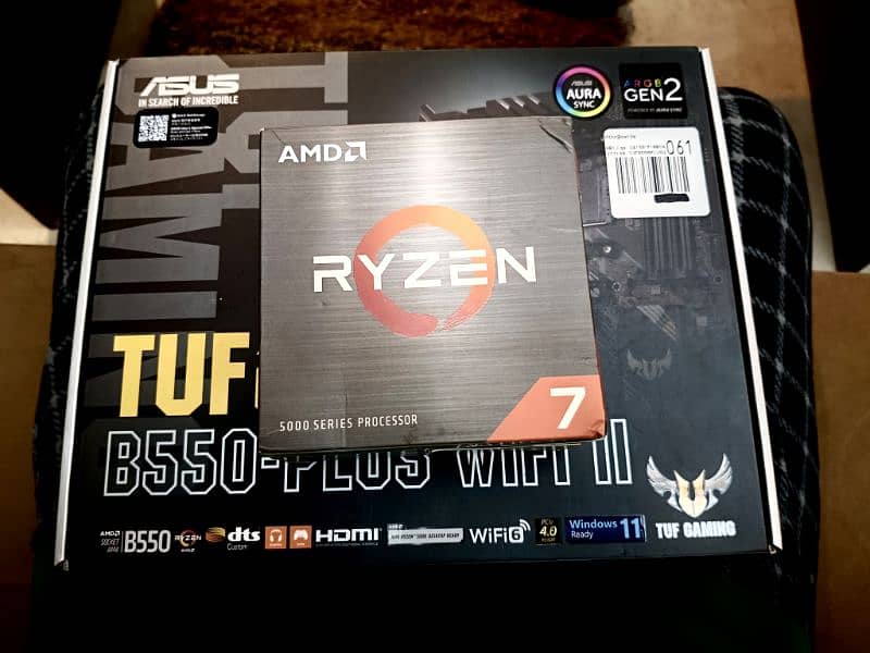Asus Tuff B550 Wifi 2 with ryzen 5700x 0