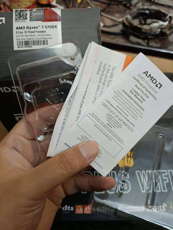 Asus Tuff B550 Wifi 2 with ryzen 5700x 6