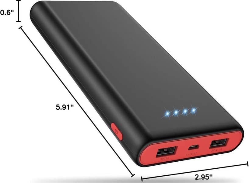 Portable Charger Power bank 25800mah 5v/3a Micro USB In And Out Fast 7
