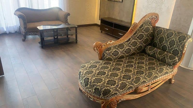 Two seaters sofa' Dewan and TV tables 2