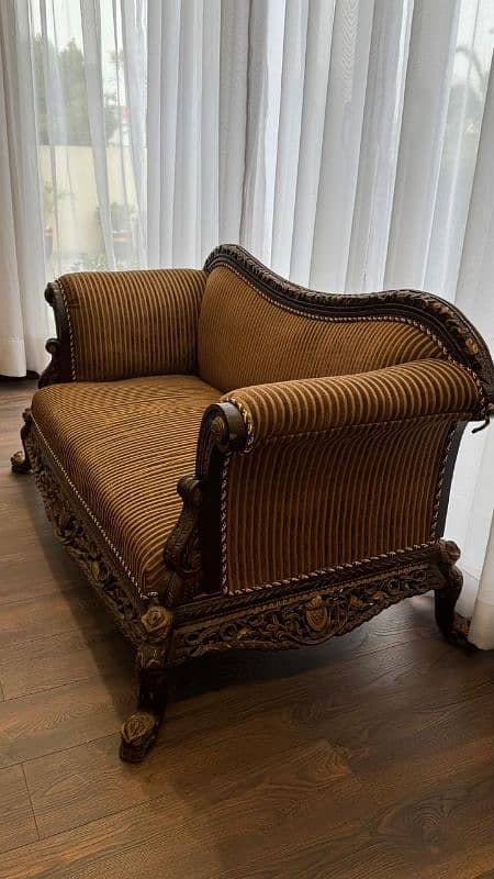 Two seaters sofa' Dewan and TV tables 4
