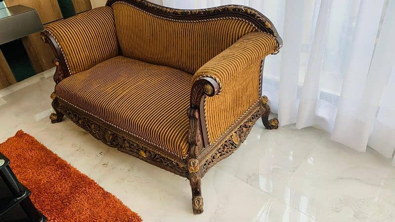 Two seaters sofa' Dewan and TV tables 8