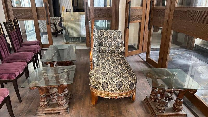 Two seaters sofa' Dewan and TV tables 9
