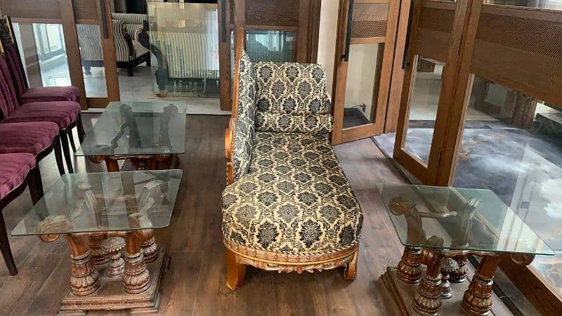 Two seaters sofa' Dewan and TV tables 11