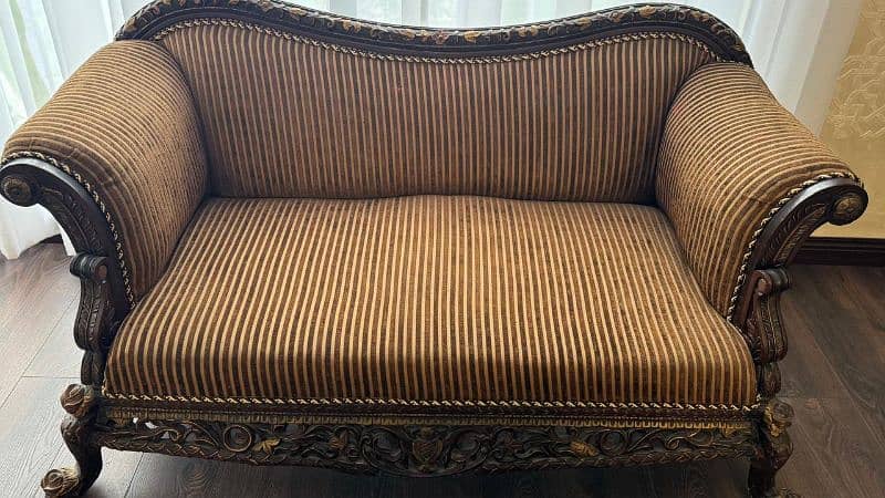 Two seaters sofa' Dewan and TV tables 12