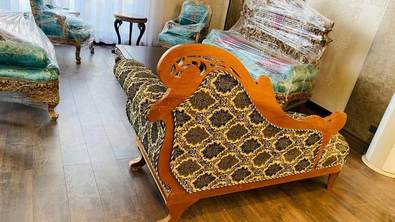 Two seaters sofa' Dewan and TV tables 14