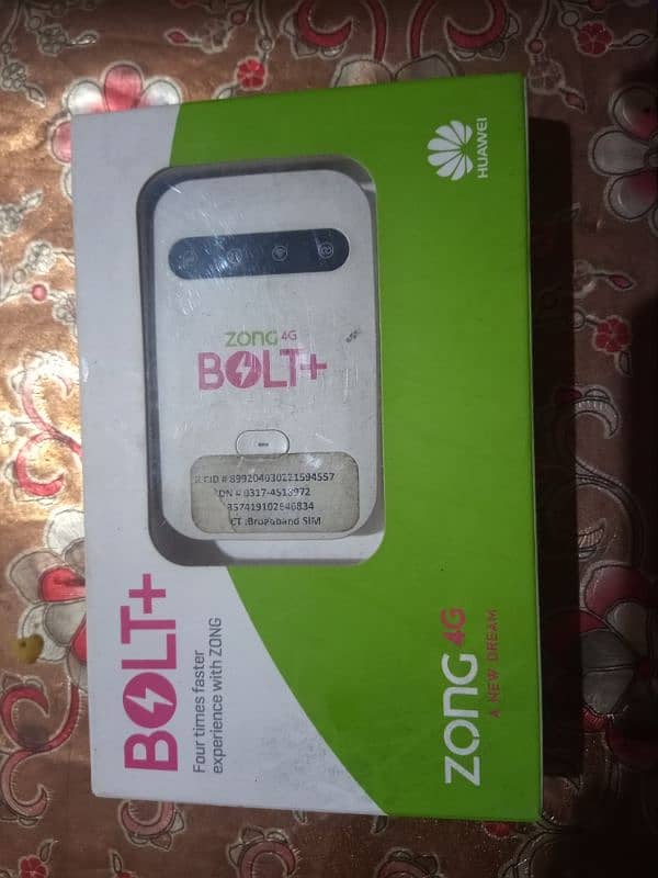 zong 4g Internet Device PTA approved 0