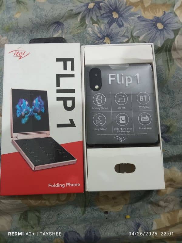 I want to sale itel flip 1 with box and type c cable 0