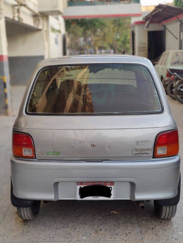 Daihatsu Cuore 2010 original paint factory cng 6