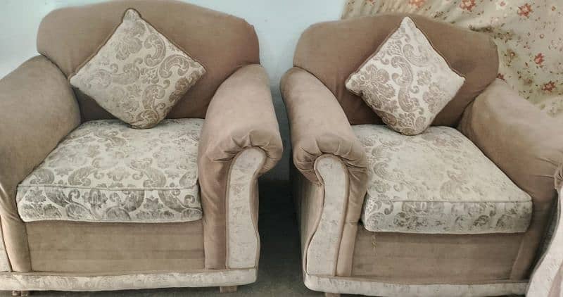 5 seater sofa set in good condition 1