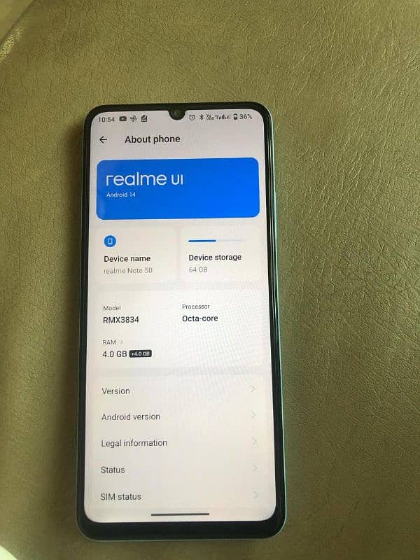 realme note 50 4+4/64 price fix 19k 3