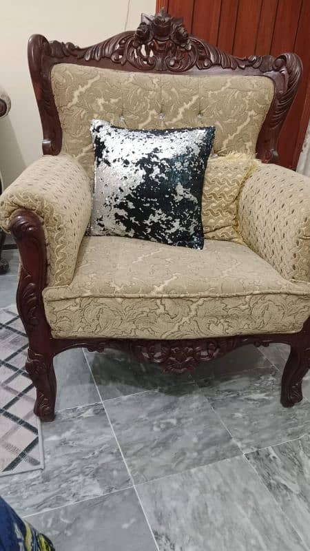 Brand New chinioti 5 seater sofa set  with tables 4