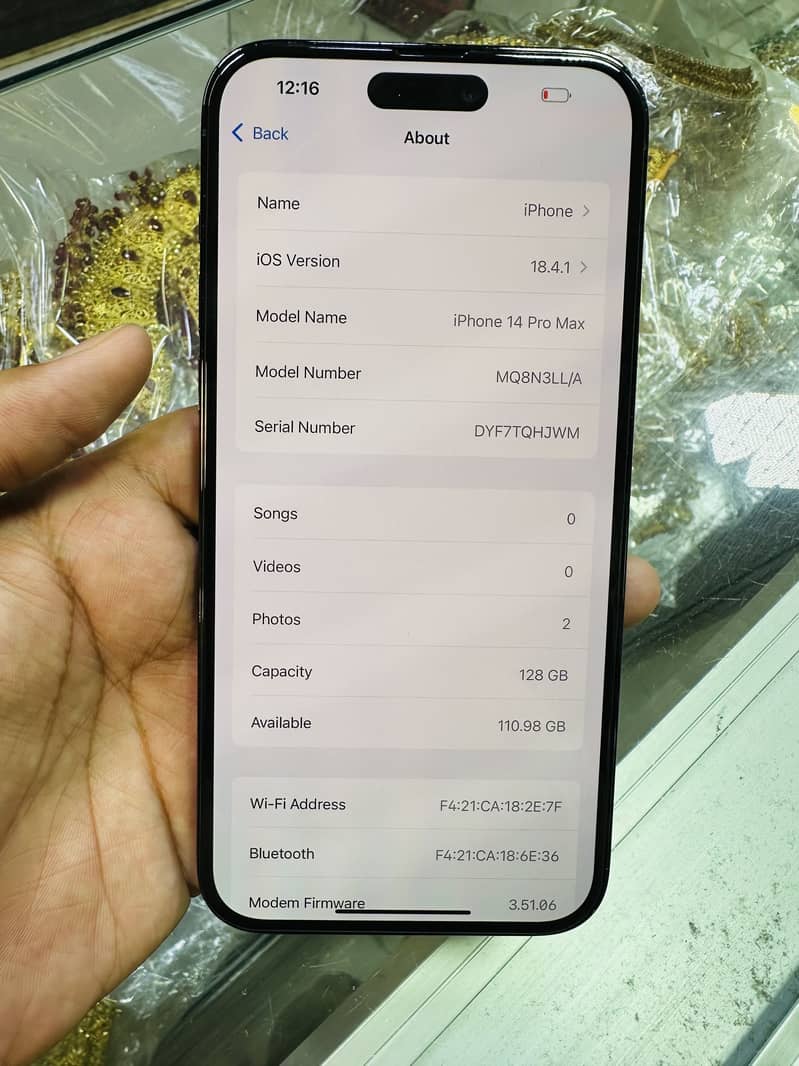 Iphone 14 pro max LLA 1