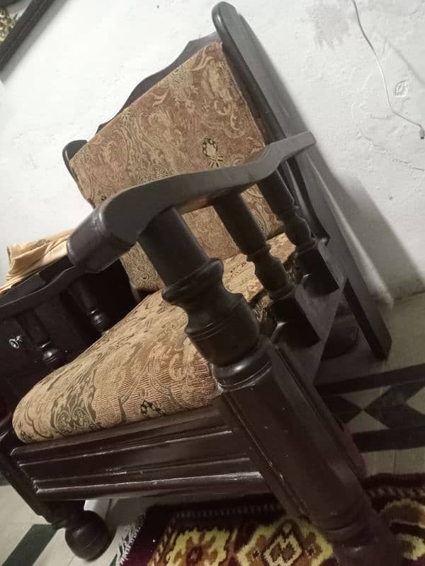 wood sofa for sell 2