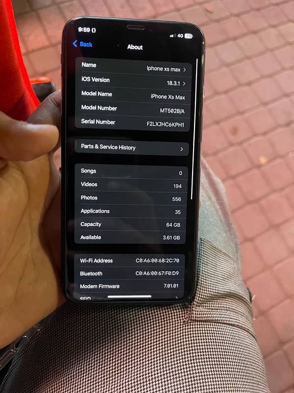 iphone xs max 64 gb 4