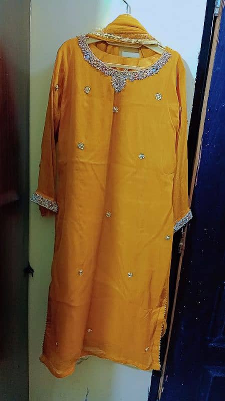 mustard yellow three piece suit for sale 2