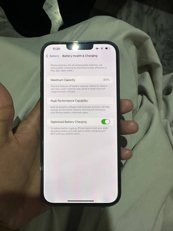 Iphone 13 pro max Non PTA 85 health 3