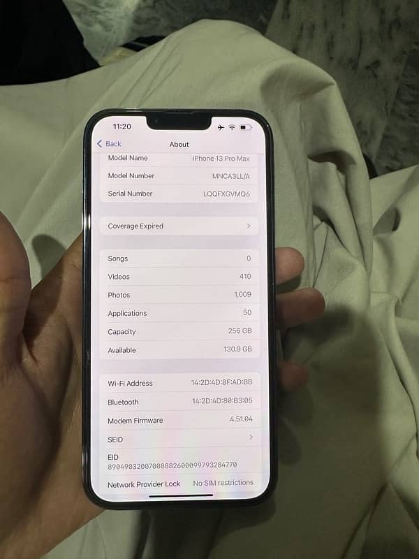 Iphone 13 pro max Non PTA 85 health 4