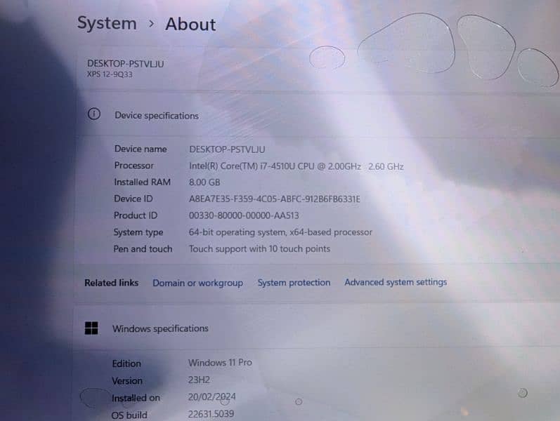 Dell XPS 12 9Q33 i7 4th Gen 8