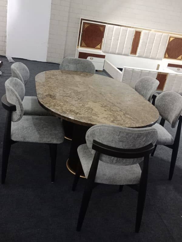 6 seater dining tabel/wooden chair/luxury dining 8