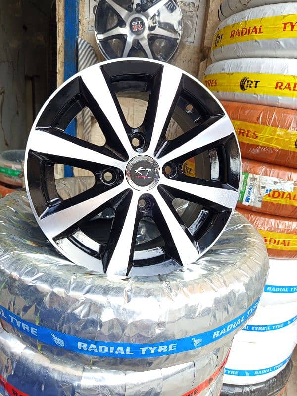 GENUINE ALLOY RIMS FOR SUZUKI CULTUS AND MARGALLA 0