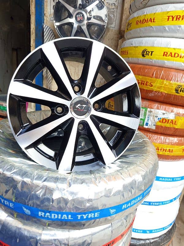 GENUINE ALLOY RIMS FOR SUZUKI CULTUS AND MARGALLA 1