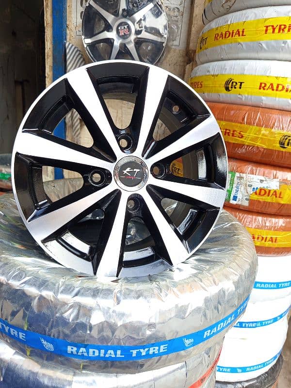 GENUINE ALLOY RIMS FOR SUZUKI CULTUS AND MARGALLA 2
