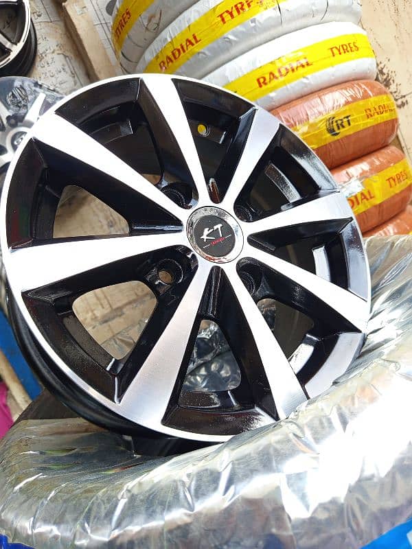 GENUINE ALLOY RIMS FOR SUZUKI CULTUS AND MARGALLA 4