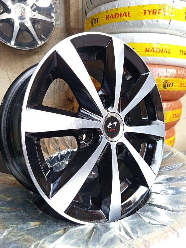 GENUINE ALLOY RIMS FOR SUZUKI CULTUS AND MARGALLA 5