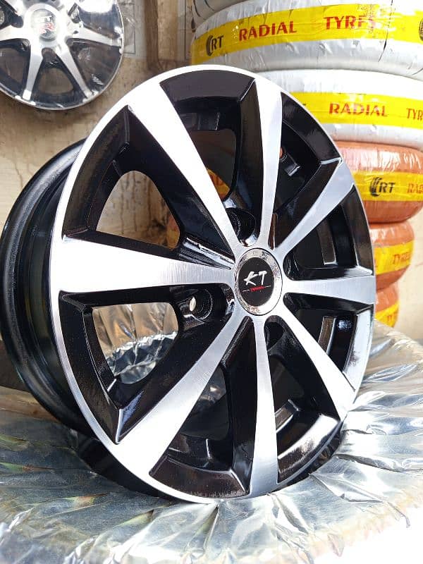 GENUINE ALLOY RIMS FOR SUZUKI CULTUS AND MARGALLA 6
