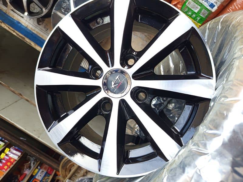 GENUINE ALLOY RIMS FOR SUZUKI CULTUS AND MARGALLA 8
