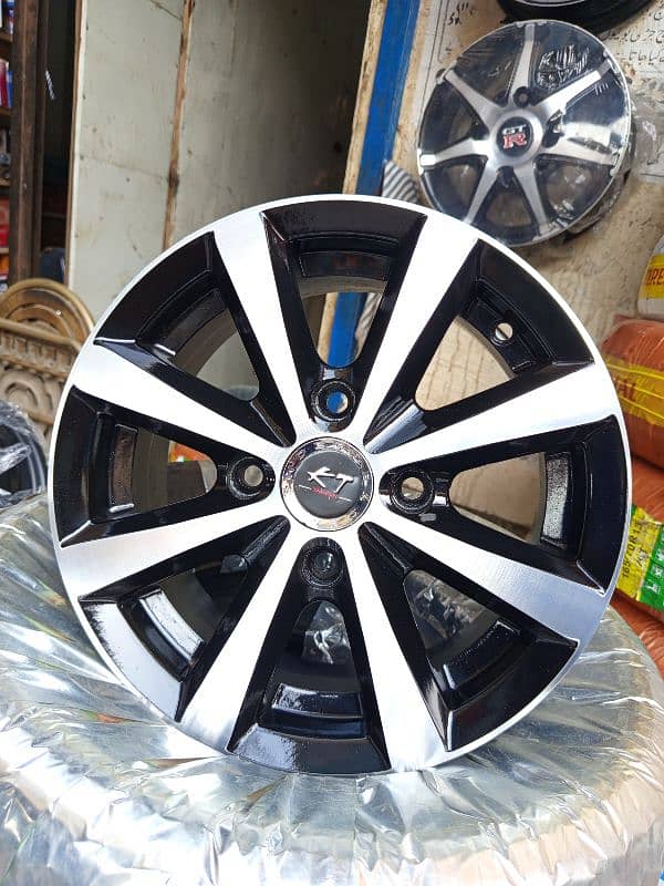 GENUINE ALLOY RIMS FOR SUZUKI CULTUS AND MARGALLA 14