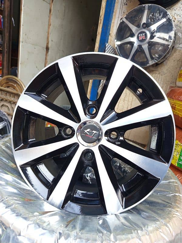 GENUINE ALLOY RIMS FOR SUZUKI CULTUS AND MARGALLA 15
