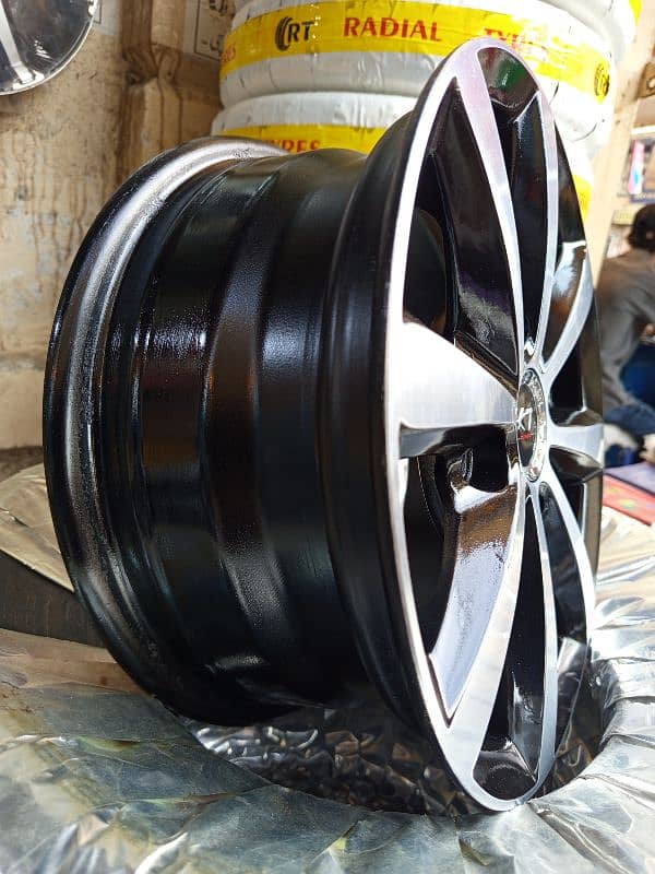 GENUINE ALLOY RIMS FOR SUZUKI CULTUS AND MARGALLA 18