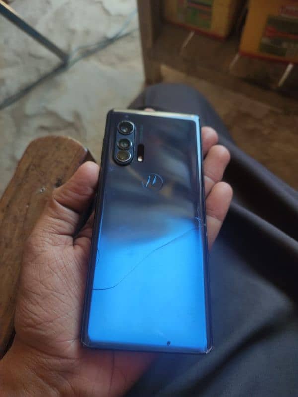 moto edge plus 12/256 pta official back crack just 2