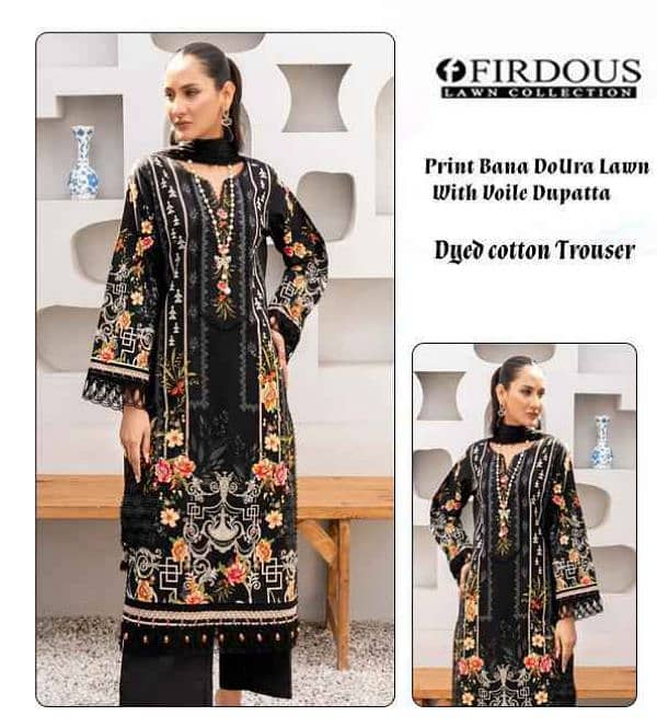lawn printed suit . 03184175768 1