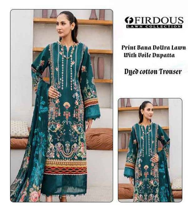 lawn printed suit . 03184175768 14