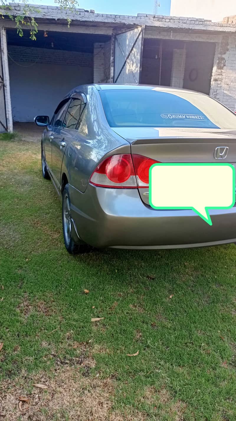 Honda Civic Reborn 2007 with sunroof for sale Cntct no. 03155369395 3