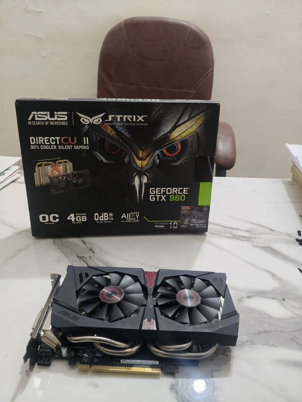 Asus strix GTX 960 4gb for sale 0