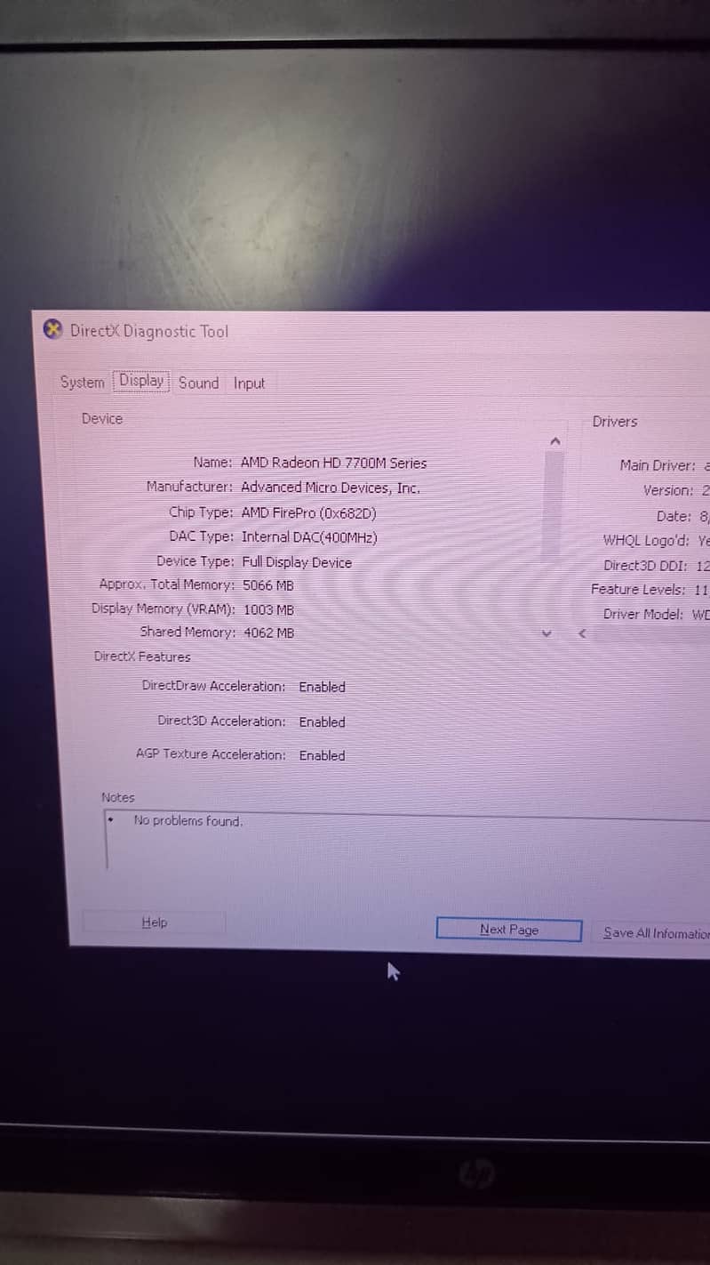 core i5 3rd gen 8GB 4