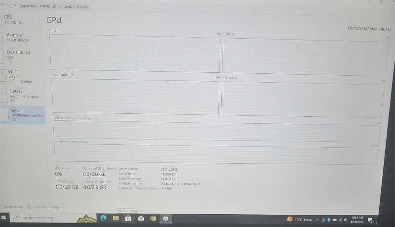 Dell Lattitude 5580 Core i5 6th generation/Gaming Laptop/2gb Nvidia 7