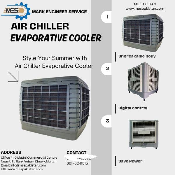 Evaporative Air Chiller Cooler 0