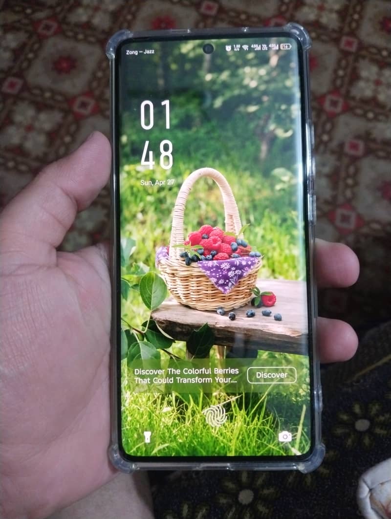 Infinix hot 50 pro plus 8gb + 8gb 256gb rom AMOLED display 0