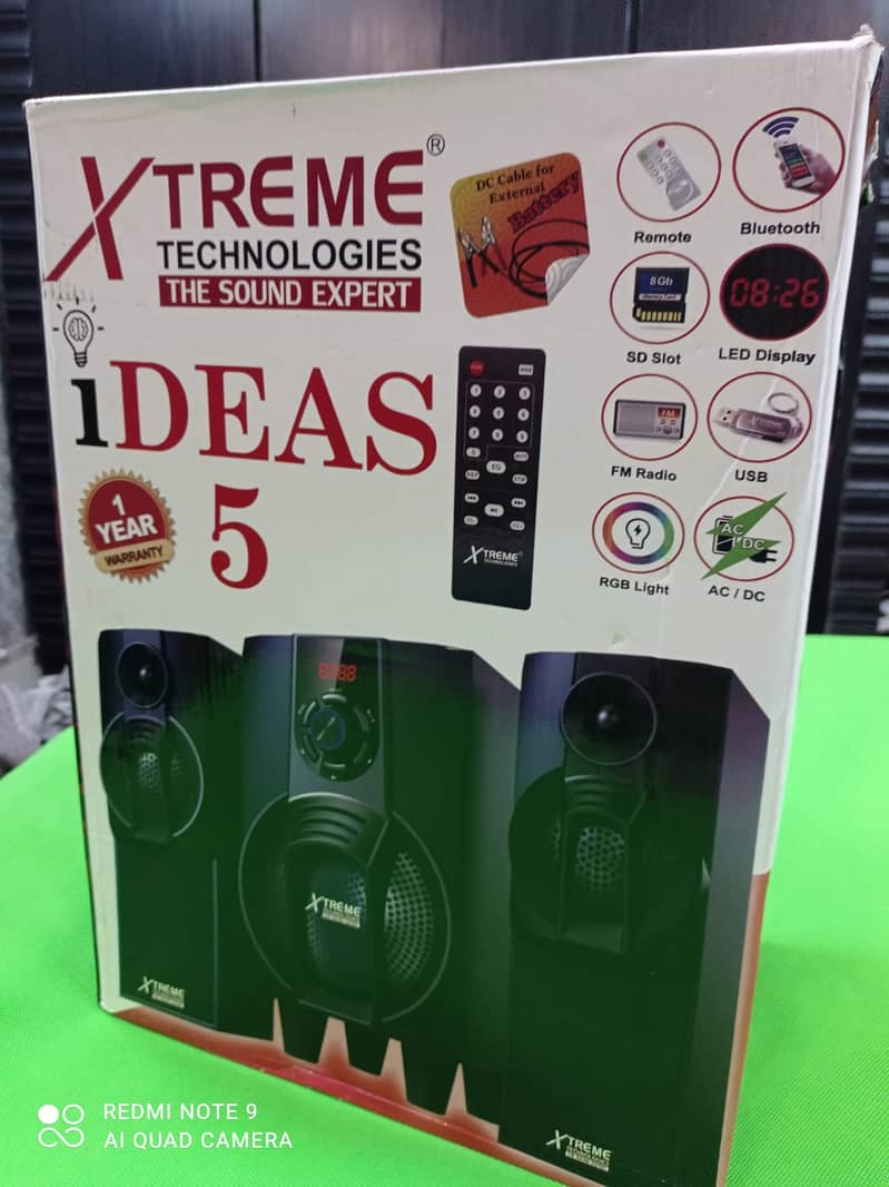 XTREME IDEAS 5 SPEAKERS 2.1 1